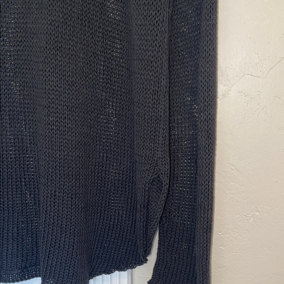 Wooden Ships Black Knit Top with Gray Star - Picture 10 of 11